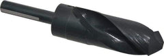 Chicago-Latrobe - 1-5/16" Drill, 118° Point, High Speed Steel Silver Deming & Reduced Shank Drill Bit - Oxide Finish, 6" OAL, Flats on Shank, 3-1/8" Flute Length, Right Hand Cut, Standard Point, Spiral Flute, Regular Spiral - Apex Tool & Supply