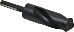 Chicago-Latrobe - 1-11/32" Drill, 118° Point, High Speed Steel Silver Deming & Reduced Shank Drill Bit - Oxide Finish, 6" OAL, Flats on Shank, 3-1/8" Flute Length, Right Hand Cut, Standard Point, Spiral Flute, Regular Spiral - Apex Tool & Supply
