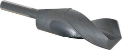 Chicago-Latrobe - 1-7/16" Drill, 118° Point, High Speed Steel Silver Deming & Reduced Shank Drill Bit - Oxide Finish, 6" OAL, Flats on Shank, 3-1/8" Flute Length, Right Hand Cut, Standard Point, Spiral Flute, Regular Spiral - Apex Tool & Supply