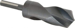 Chicago-Latrobe - 1-31/64" Drill, 118° Point, High Speed Steel Silver Deming & Reduced Shank Drill Bit - Oxide Finish, 6" OAL, Flats on Shank, 3-1/8" Flute Length, Right Hand Cut, Standard Point, Spiral Flute, Regular Spiral - Apex Tool & Supply