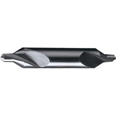 Chicago-Latrobe - #5 Plain Cut 60° Incl Angle High Speed Steel Combo Drill & Countersink - Apex Tool & Supply