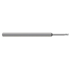 Variable Helix End Mills for Aluminum Alloys - 0.0470″ (3/64″) Cutter Diameter × 0.0710″ Length of Cut × 0.4800″ Reach Carbide Square End Mill for Aluminum Alloys, 3 Flutes