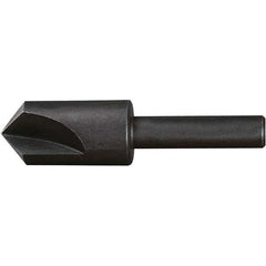 Chicago-Latrobe - 3/4" Head Diam, 1/2" Shank Diam, 3 Flute 82° High Speed Steel Countersink - Apex Tool & Supply