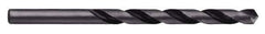 Chicago-Latrobe - 21/64" 118° High Speed Steel Jobber Drill - Oxide Finish, Right Hand Cut, Spiral Flute, Straight Shank, 4-5/8" OAL, Split Point - Apex Tool & Supply
