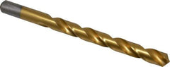 Chicago-Latrobe - Letter Y 118° High Speed Steel Jobber Drill - TiN Finish, Right Hand Cut, Spiral Flute, Straight Shank, 5-1/4" OAL, Standard Point - Apex Tool & Supply