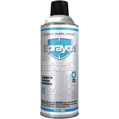 Sprayon - 10 Ounce Aerosol Electrical Grade Cleaner/Degreaser - 12,500 Volt Dielectric Strength, Flammable, Plastic Safe - Apex Tool & Supply