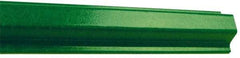 NMC - 6' High, Traffic Sign Post - Composite, Compatible with 18" High x 12" Wide Signs, 3/8" Hole Diam, Green - Apex Tool & Supply