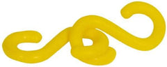 NMC - Barrier S-Hook - Plastic, Yellow - Apex Tool & Supply