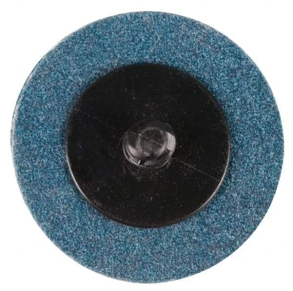 Standard Abrasives - 1" Disc Diam, 24 Grit, Aluminum Oxide Quick Change Disc - Type R Attaching System, Coated, Brown, Very Coarse Grade, 40,000 RPM - Apex Tool & Supply