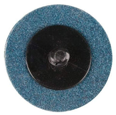 Standard Abrasives - 1" Disc Diam, 24 Grit, Aluminum Oxide Quick Change Disc - Type R Attaching System, Coated, Brown, Very Coarse Grade, 40,000 RPM - Apex Tool & Supply
