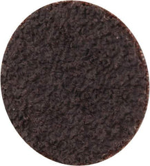 Tru-Maxx - 1" Disc Diam, 36 Grit, Aluminum Oxide Quick Change Disc - Type S Attaching System, Coated, Brown, Very Coarse Grade, 30,000 RPM - Apex Tool & Supply