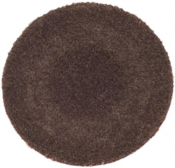 Tru-Maxx - 1" Disc Diam, 240 Grit, Aluminum Oxide Quick Change Disc - Type S Attaching System, Coated, Brown, Very Fine Grade, 30,000 RPM - Apex Tool & Supply