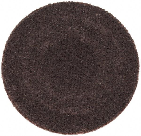 Tru-Maxx - 1" Disc Diam, 320 Grit, Aluminum Oxide Quick Change Disc - Type S Attaching System, Coated, Brown, Extra Fine Grade, 30,000 RPM - Apex Tool & Supply