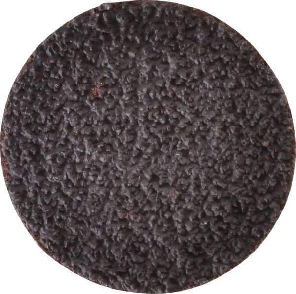Tru-Maxx - 1-1/2" Disc Diam, 36 Grit, Aluminum Oxide Quick Change Disc - Type S Attaching System, Coated, Brown, Very Coarse Grade, 30,000 RPM - Apex Tool & Supply