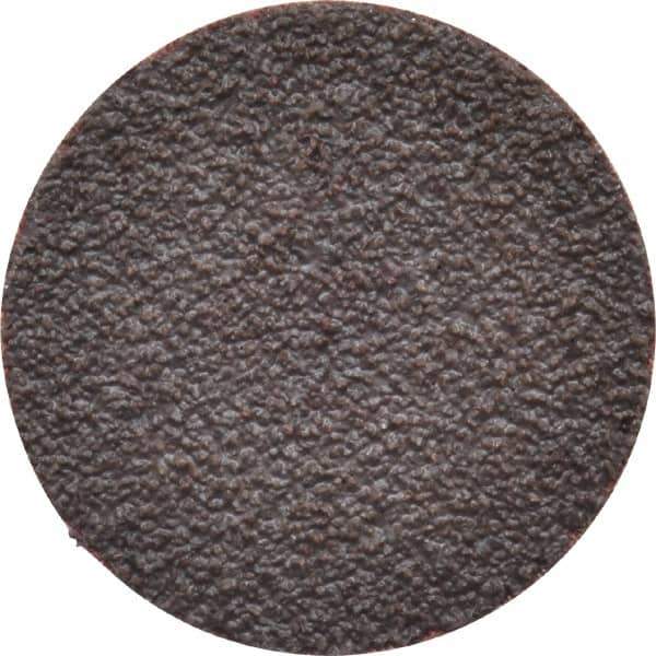 Tru-Maxx - 2" Disc Diam, 36 Grit, Aluminum Oxide Quick Change Disc - Type S Attaching System, Coated, Brown, Very Coarse Grade, 30,000 RPM - Apex Tool & Supply