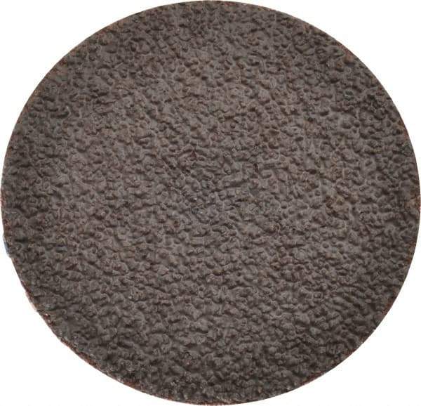 Tru-Maxx - 3" Disc Diam, 24 Grit, Aluminum Oxide Quick Change Disc - Type S Attaching System, Coated, Brown, Very Coarse Grade, 20,000 RPM - Apex Tool & Supply