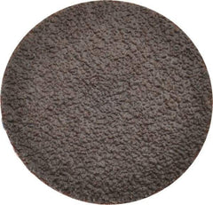Tru-Maxx - 3" Disc Diam, 24 Grit, Aluminum Oxide Quick Change Disc - Type S Attaching System, Coated, Brown, Very Coarse Grade, 20,000 RPM - Apex Tool & Supply