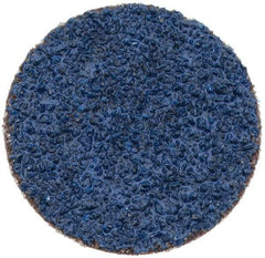 Tru-Maxx - 1" Disc Diam, 40 Grit, Zirconia Alumina Quick Change Disc - Type S Attaching System, Coated, Blue, Coarse Grade, 20,000 RPM - Apex Tool & Supply