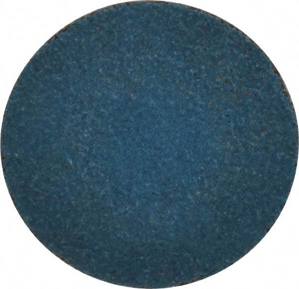 Tru-Maxx - 1" Disc Diam, 80 Grit, Zirconia Alumina Quick Change Disc - Type S Attaching System, Coated, Blue, Medium Grade, 20,000 RPM - Apex Tool & Supply