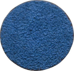Tru-Maxx - 1-1/2" Disc Diam, 60 Grit, Zirconia Alumina Quick Change Disc - Type S Attaching System, Coated, Blue, Medium Grade, 30,000 RPM - Apex Tool & Supply
