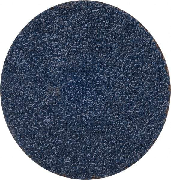 Tru-Maxx - 2" Disc Diam, 50 Grit, Zirconia Alumina Quick Change Disc - Type S Attaching System, Coated, Blue, Coarse Grade, 30,000 RPM - Apex Tool & Supply