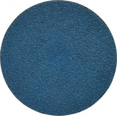 Tru-Maxx - 2" Disc Diam, 60 Grit, Zirconia Alumina Quick Change Disc - Type S Attaching System, Coated, Blue, Medium Grade, 30,000 RPM - Apex Tool & Supply
