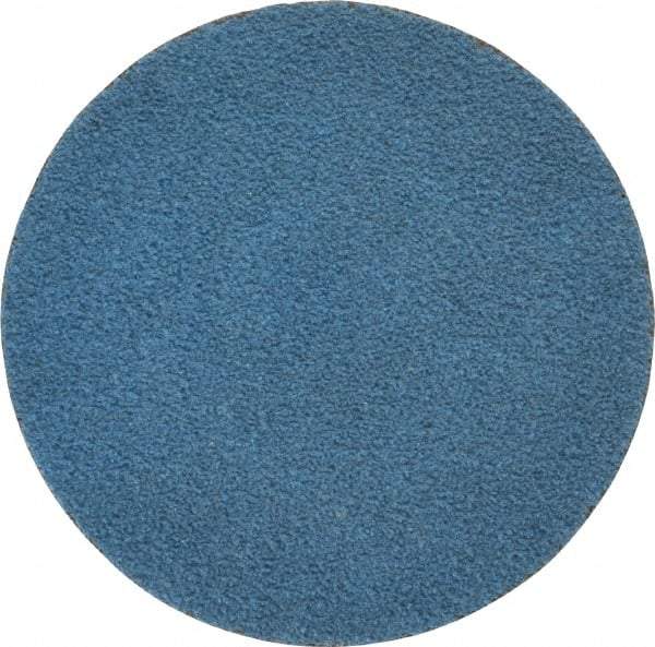 Tru-Maxx - 2" Disc Diam, 80 Grit, Zirconia Alumina Quick Change Disc - Type S Attaching System, Coated, Blue, Medium Grade, 30,000 RPM - Apex Tool & Supply