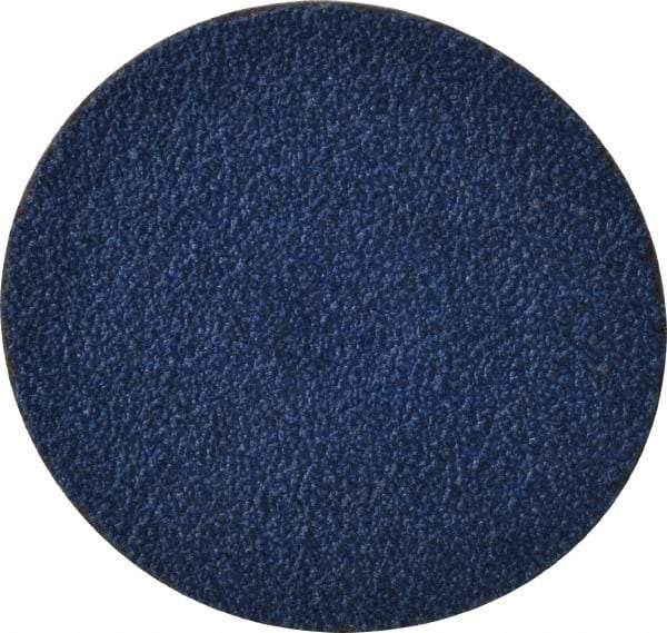 Tru-Maxx - 3" Disc Diam, 40 Grit, Zirconia Alumina Quick Change Disc - Type S Attaching System, Coated, Blue, Coarse Grade, 20,000 RPM - Apex Tool & Supply