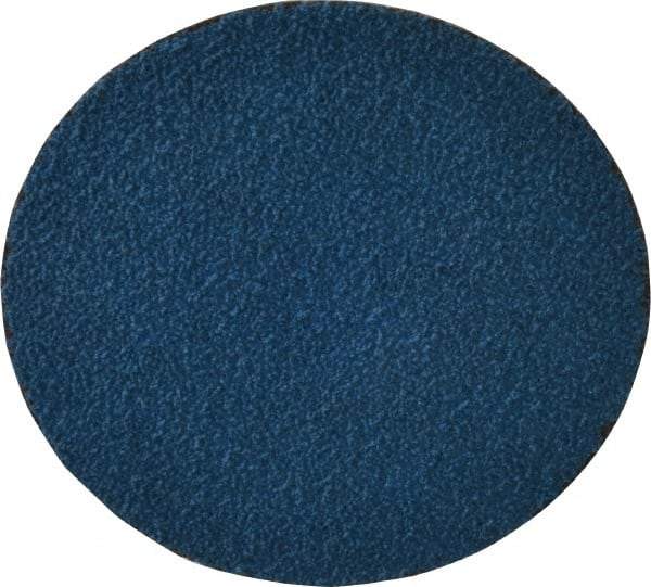 Tru-Maxx - 3" Disc Diam, 50 Grit, Zirconia Alumina Quick Change Disc - Type S Attaching System, Coated, Blue, Coarse Grade, 20,000 RPM - Apex Tool & Supply