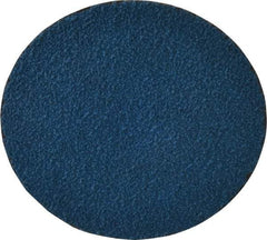Tru-Maxx - 3" Disc Diam, 50 Grit, Zirconia Alumina Quick Change Disc - Type S Attaching System, Coated, Blue, Coarse Grade, 20,000 RPM - Apex Tool & Supply