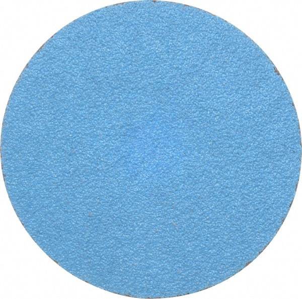 Tru-Maxx - 3" Disc Diam, 60 Grit, Zirconia Alumina Quick Change Disc - Type S Attaching System, Coated, Blue, Medium Grade, 20,000 RPM - Apex Tool & Supply