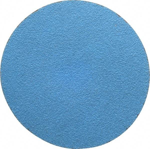 Tru-Maxx - 3" Disc Diam, 80 Grit, Zirconia Alumina Quick Change Disc - Type S Attaching System, Coated, Blue, Medium Grade, 20,000 RPM - Apex Tool & Supply