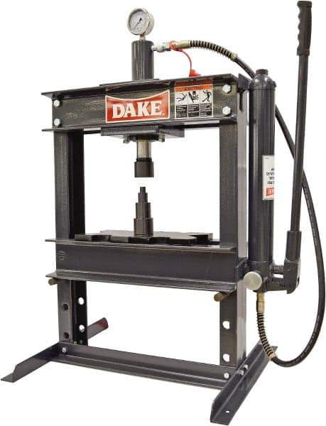 Dake - 10 Ton Hydraulic Shop Press - 6 Inch Stroke - Apex Tool & Supply