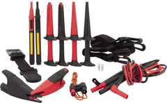 Fluke - 8 Piece, Test Lead Set - 600 Volt Max - Apex Tool & Supply