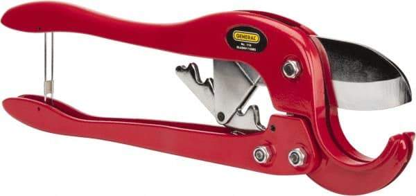 General - 2" Pipe Capacity, Tube & Pipe Cutter - Cuts Plastic, Rubber, PVC, CPVC - Apex Tool & Supply