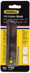General - Cutter Replacement Cutting Blade - Use with General Tool 115, Cuts PVC, ABS and PE tubing - Apex Tool & Supply