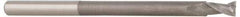 Accupro - 3/4", 1-1/2" LOC, 3/4" Shank Diam, 6" OAL, 4 Flute, Solid Carbide Square End Mill - Single End, AlTiN Finish, Spiral Flute, 40° Helix, Centercutting, Right Hand Cut, Right Hand Flute - Apex Tool & Supply