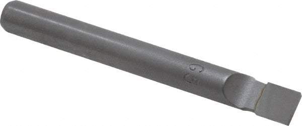 Accupro - 0.312" Min Bore Diam, 1-1/2" Max Bore Depth, 5/16 Shank Diam, Boring Bar - Neutral Cut, Carbide-Tipped, Bright Finish - Exact Industrial Supply
