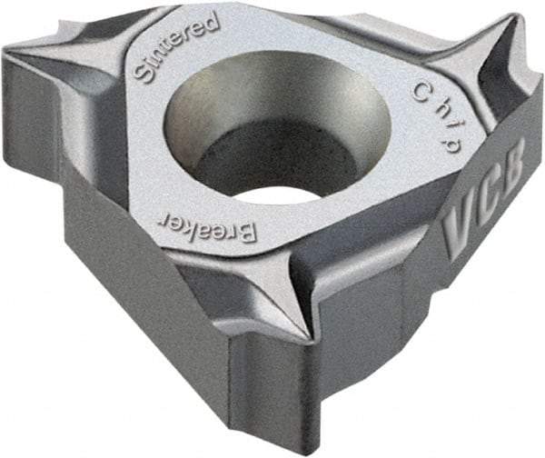 Vargus - 3JIR Internal Right Hand 11.5 NPT Laydown Threading Insert - Grade VCB, TiAlN Coated Carbide, 9.53mm Inscribed Circle - Apex Tool & Supply