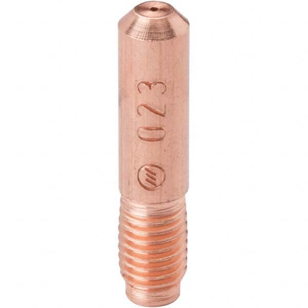Hobart Welding Products - 0.023" to 0.024" Wire OD, MIG Welder Contact Tip - Apex Tool & Supply