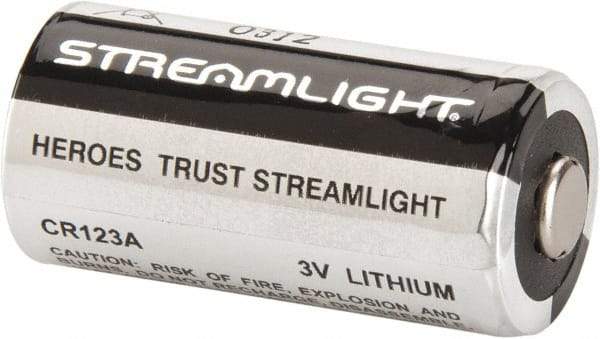 Streamlight - Size CR123A, Lithium, 400 Pack, Standard Battery - 3 Volts - Apex Tool & Supply