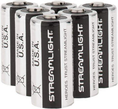 Streamlight - Size CR123A, Lithium, 6 Pack, Standard Battery - 3 Volts - Apex Tool & Supply