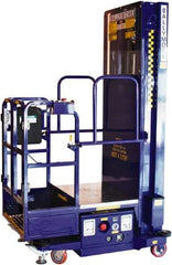 Ballymore - 650 Lb Capacity, 186" Lift Height, Battery Operated Power Stocker Lift - 186" Lift Height, Battery Operated - Apex Tool & Supply