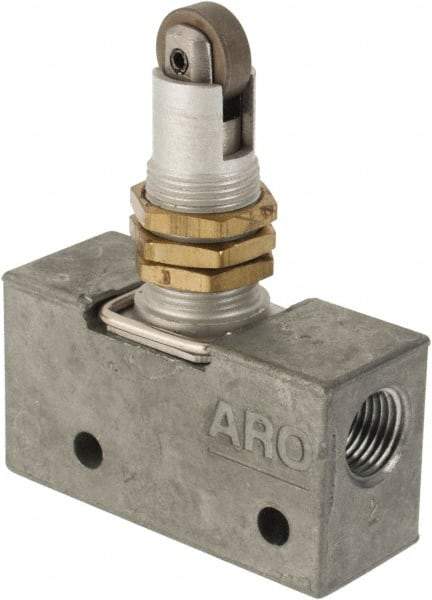 ARO/Ingersoll-Rand - Mechanically Operated Valves Valve Type: 3-Way CV Rating: 0.195 - Apex Tool & Supply
