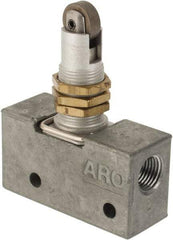 ARO/Ingersoll-Rand - Mechanically Operated Valves Valve Type: 3-Way CV Rating: 0.195 - Apex Tool & Supply