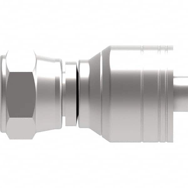 Eaton - Hydraulic Hose Fittings & Couplings Type: BSPP 60 Cone Female Swivel Straight Hose Diameter: 3/8 (Inch) - Apex Tool & Supply