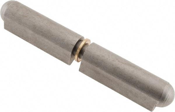 Value Collection - 5-29/32" Long x 0.787" Wide x 0.984" Thick, Weld On Hinge - Steel with Steel Pin - Apex Tool & Supply