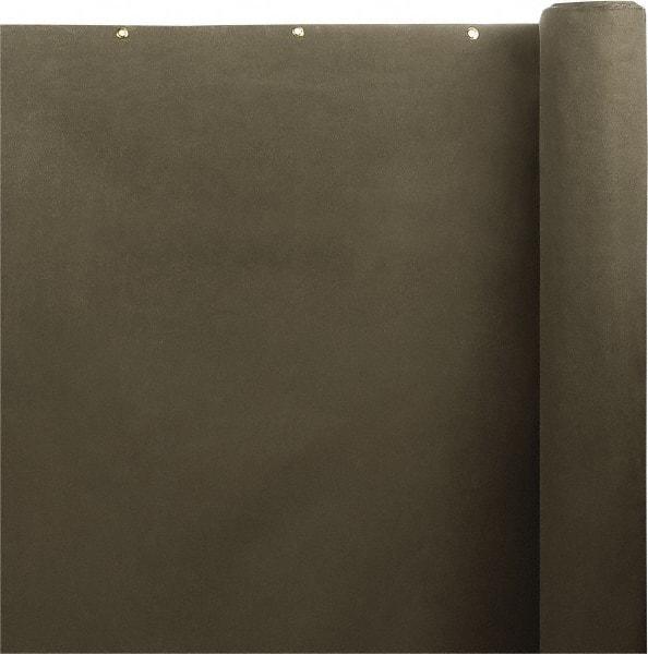 Steiner - 5' Wide Cotton Duck Welding Curtain Roll - Olive, Grommet - Apex Tool & Supply