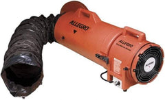 Allegro - 900 CFM, Electrical AC Axial Blower Kit - 8 Inch Inlet/Outlet, 0.33 HP, 115 Max Voltage Rating, Explosion Proof - Apex Tool & Supply