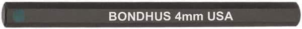 Bondhus - 4mm Hex Drive Bit - 2" OAL - Apex Tool & Supply